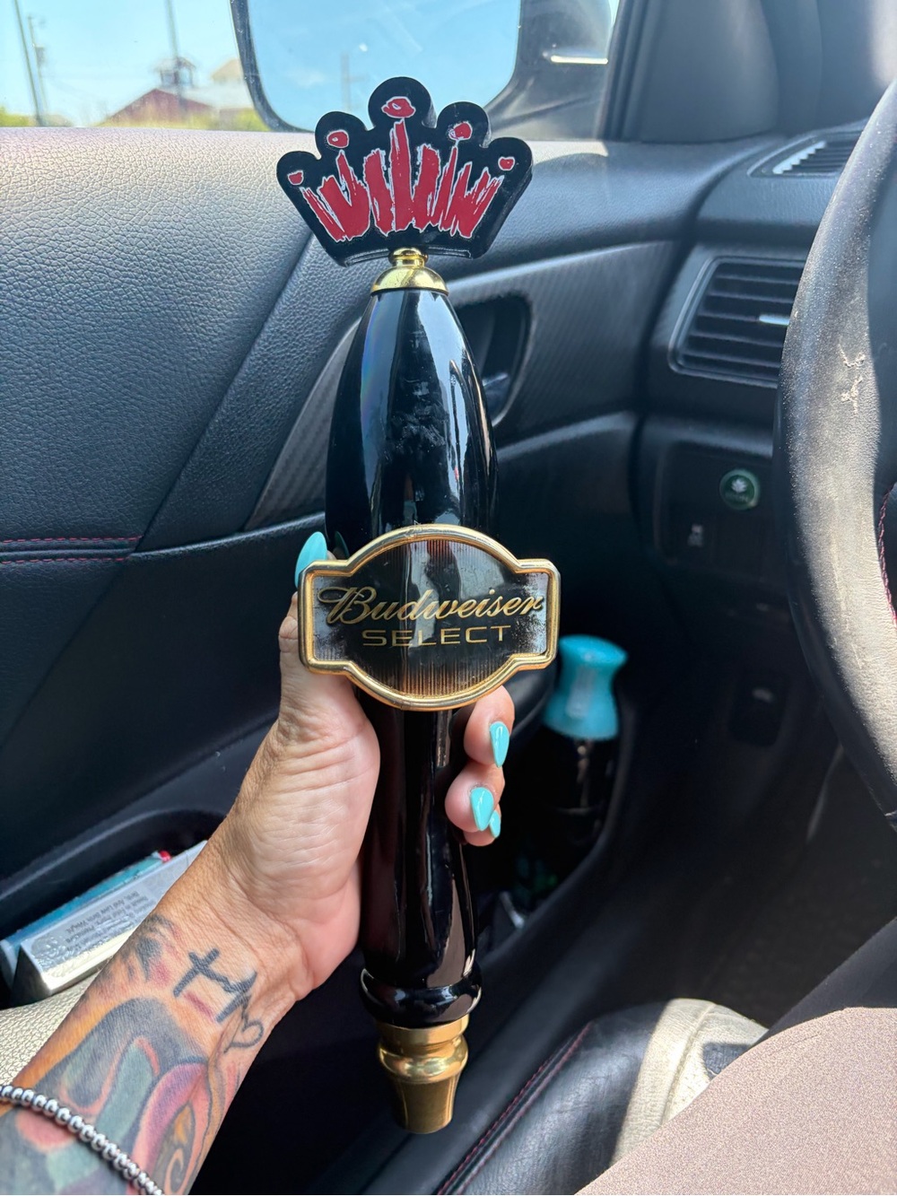 Budweiser Select Tap Handle in Black and Gold